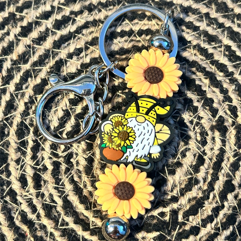 Sunflower Keychain